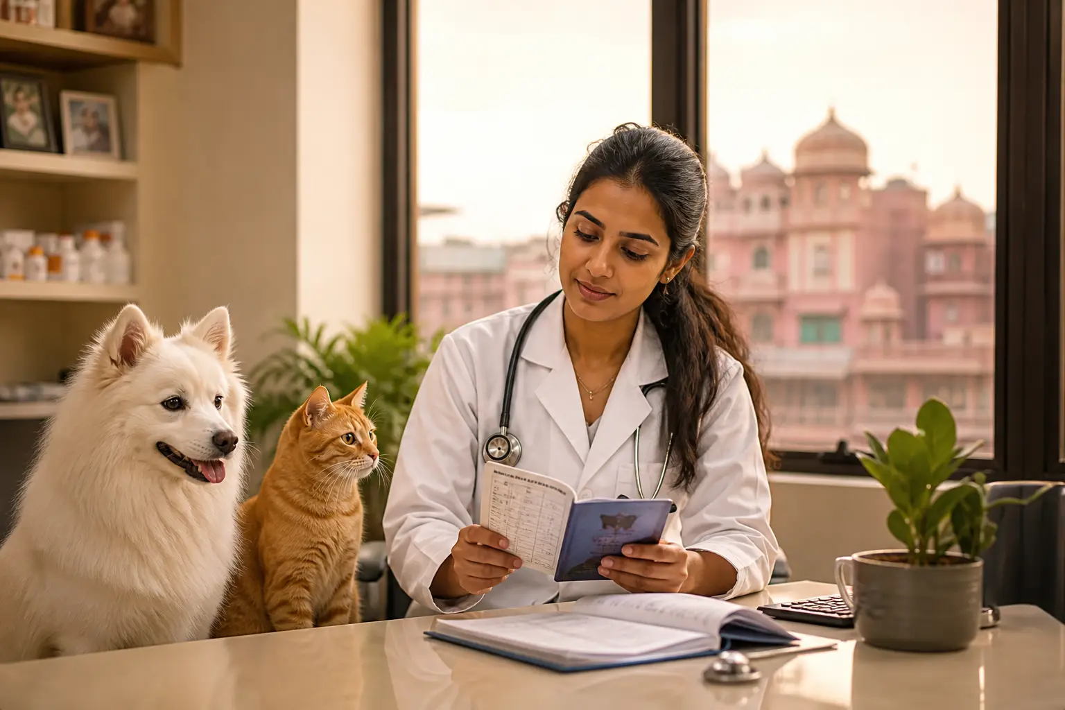 Vaccination and titer timelines reviewed before pet relocation booking in Jaipur
