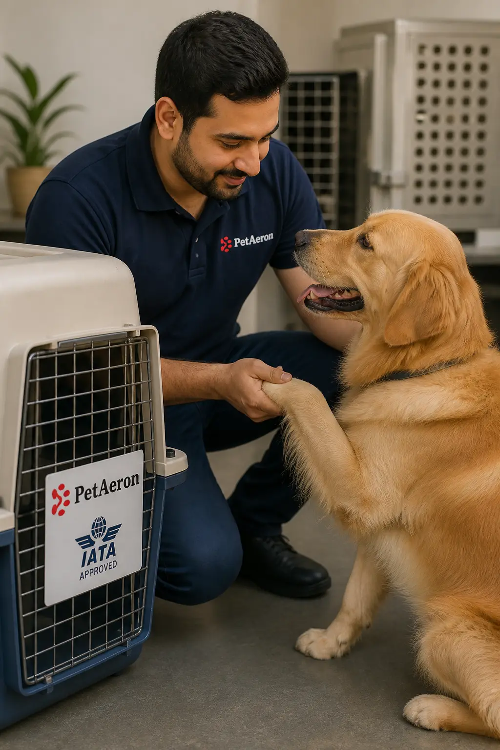 PetAeron specialist managing pet relocation services in New Delhi